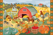 Clip art - Farm, a Decorative Illustration by Kopirin (Thumbnail 6 of 6)