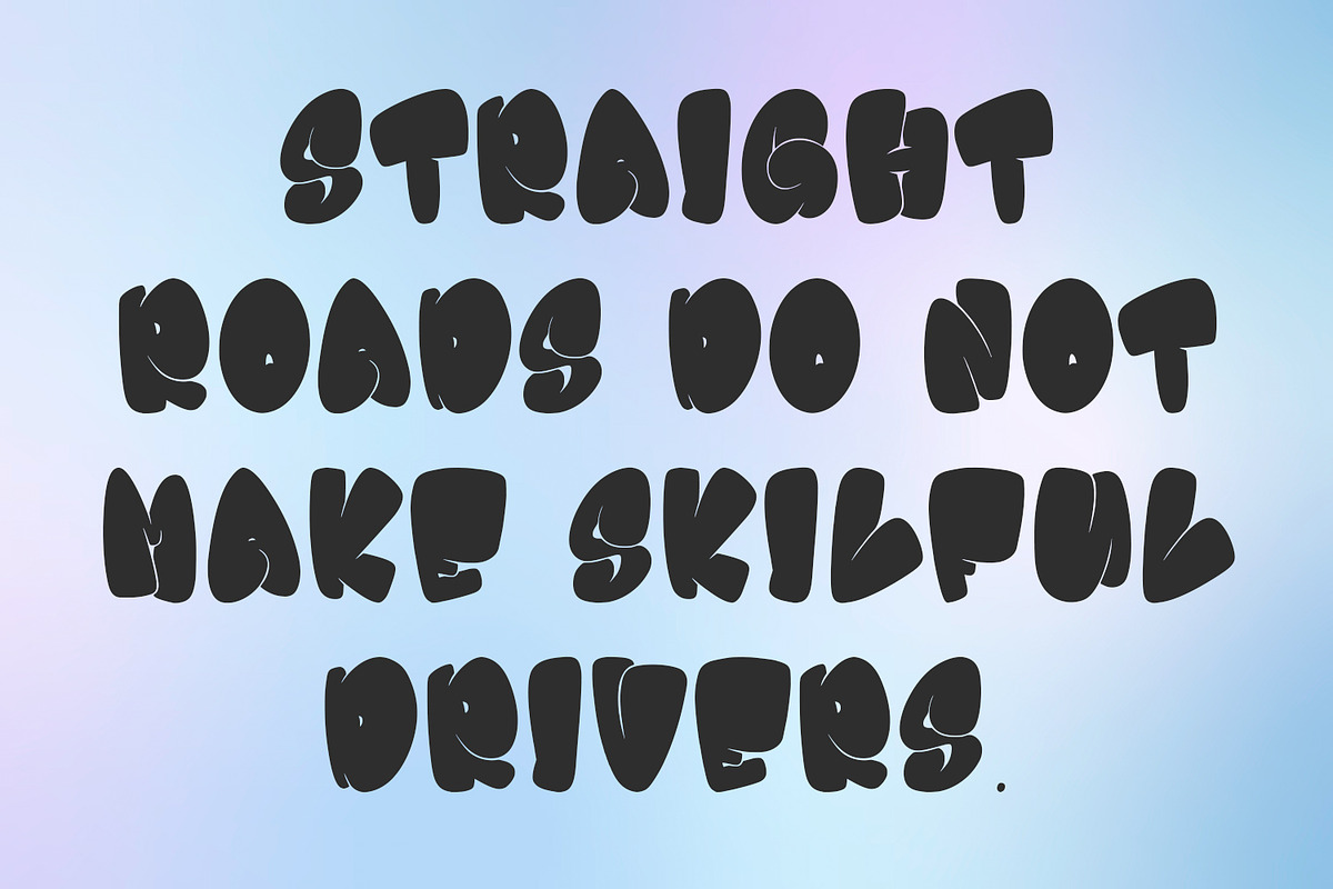 Boizz Graffiti Bubble Display Font, a Handwritten Font by Maulana Creative (Photo 6 of 7)