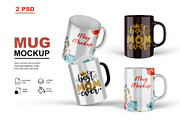 Mug Mockup, a Cups & Container Mockup by GraphicsPixel (Thumbnail 1 of 6)
