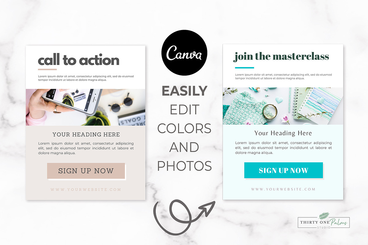 Workbook Template for Canva | Blush, a Magazine Template by Thirty One Palms Studio (Photo 5 of 10)