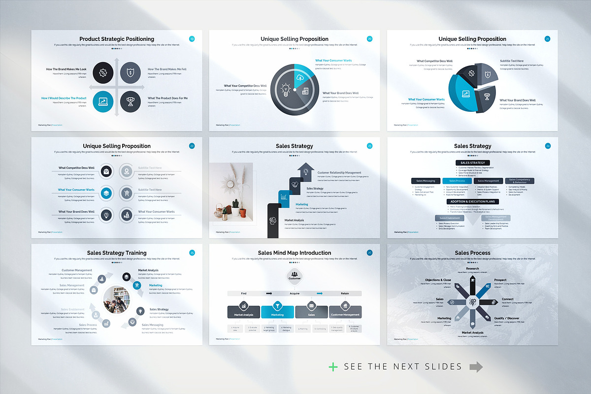 Marketing Plan Keynote Template, a Presentation Template by WhiteGraphic (Photo 7 of 22)