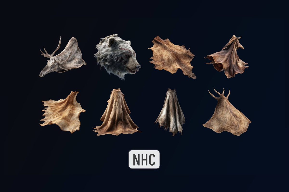 NHC – Leather Animal Trophies, an Animal Illustration by New Horizon Creators (Photo 4 of 6)