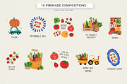 Farm Vegetables | 100% Hand drawn, a Food Illustration by Irina Ostapenko (Thumbnail 3 of 10)