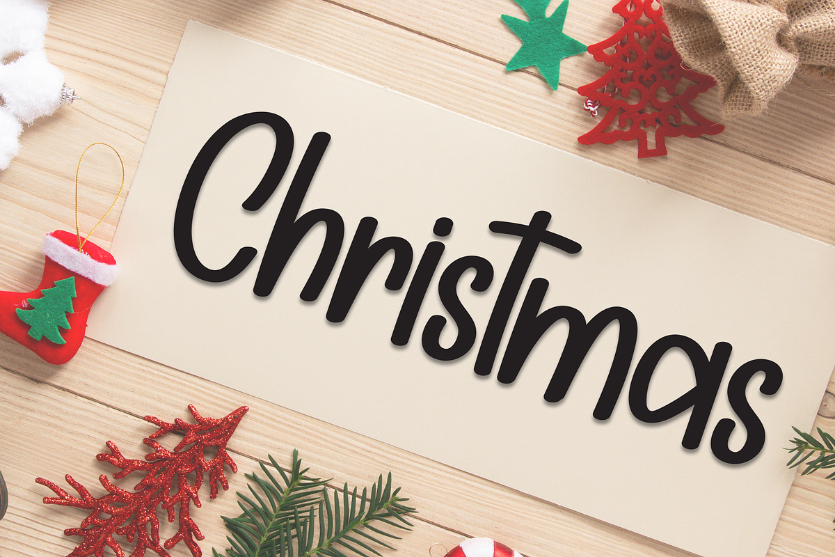 Christmas Histories | Script Font, a Script Font by Scratchones (Photo 5 of 8)