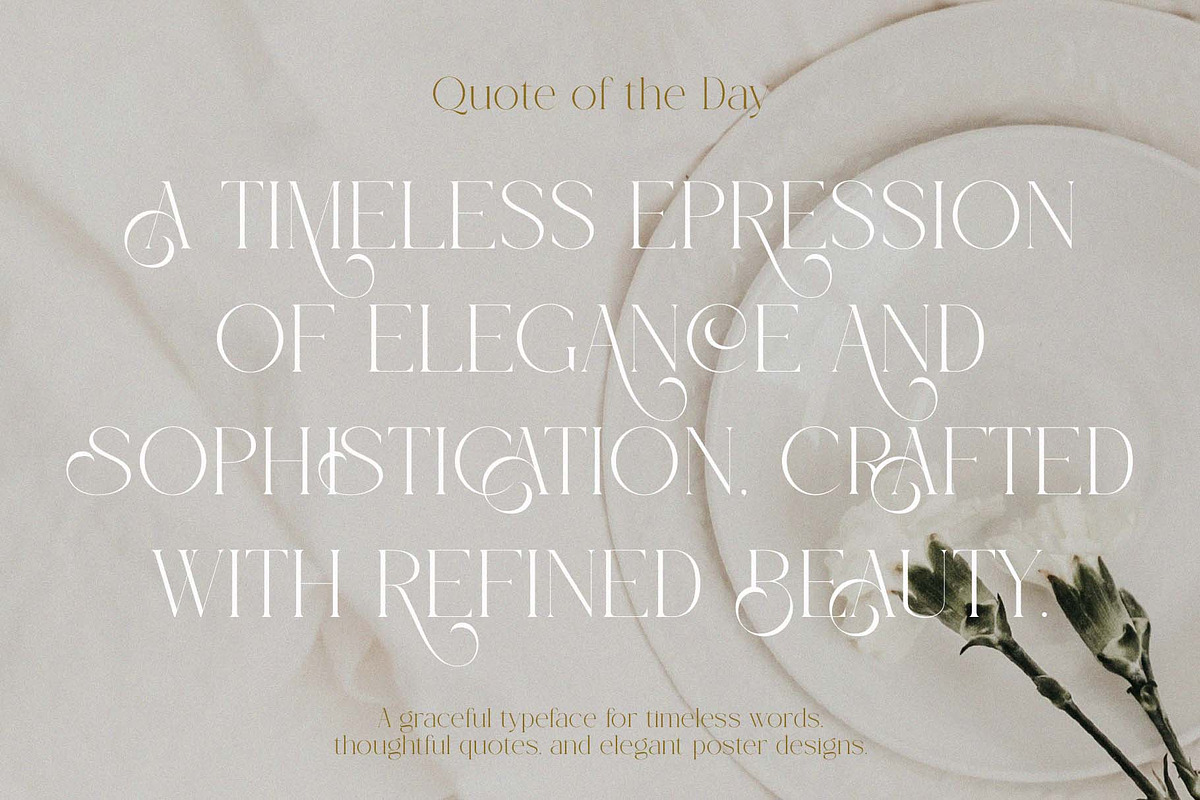 Berysa Medern End Eleganc Serif, a Serif Font by GridlineType (Photo 7 of 8)