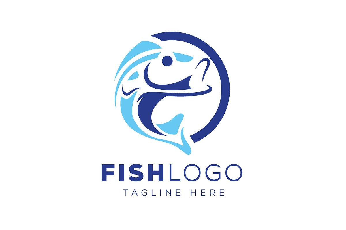 Fishing Logo, a Branding & Logo Template by Esrastion