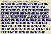 Thrive Sports Font, a Sans Serif Font by 177Studio (Thumbnail 7 of 8)