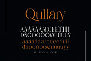 Qullary Modern Serif Typeface, a Serif Font by Alfinart (Thumbnail 8 of 8)