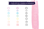 The Seven Chakras Icons, an Icon by Caroline Mackay (Thumbnail 3 of 7)