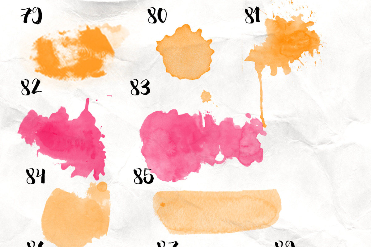 100Brushes!Handdrawn brushes for PSD, a Brush Add-On by holaholga (Photo 6 of 6)