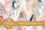 Seamless Boho Geometric Patterns, a Pattern Graphic by The Dutch Lady Designs (Thumbnail 3 of 5)