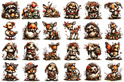 Woodland Easter Animals, an Illustration by designcity5 (Thumbnail 2 of 5)
