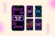 Neon Animation Instagram Story, a Templates & Theme by TemplateCastleStore (Thumbnail 6 of 9)