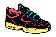 Sport Shoes Set, Sneakers Vector, a Healthcare Illustration by Den Marty Studio (Thumbnail 2 of 12)