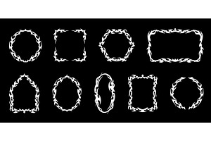 Neo gothic tribal frames, an Object Illustration by Buch&Bee
