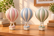 Christmas Festive Hot Air BalloonSTL, an Object 3D Model by Layerology (Thumbnail 3 of 3)