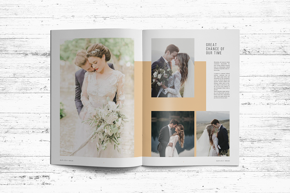 Wedding Album Template, a Magazine Template by spidergraph (Photo 6 of 16)