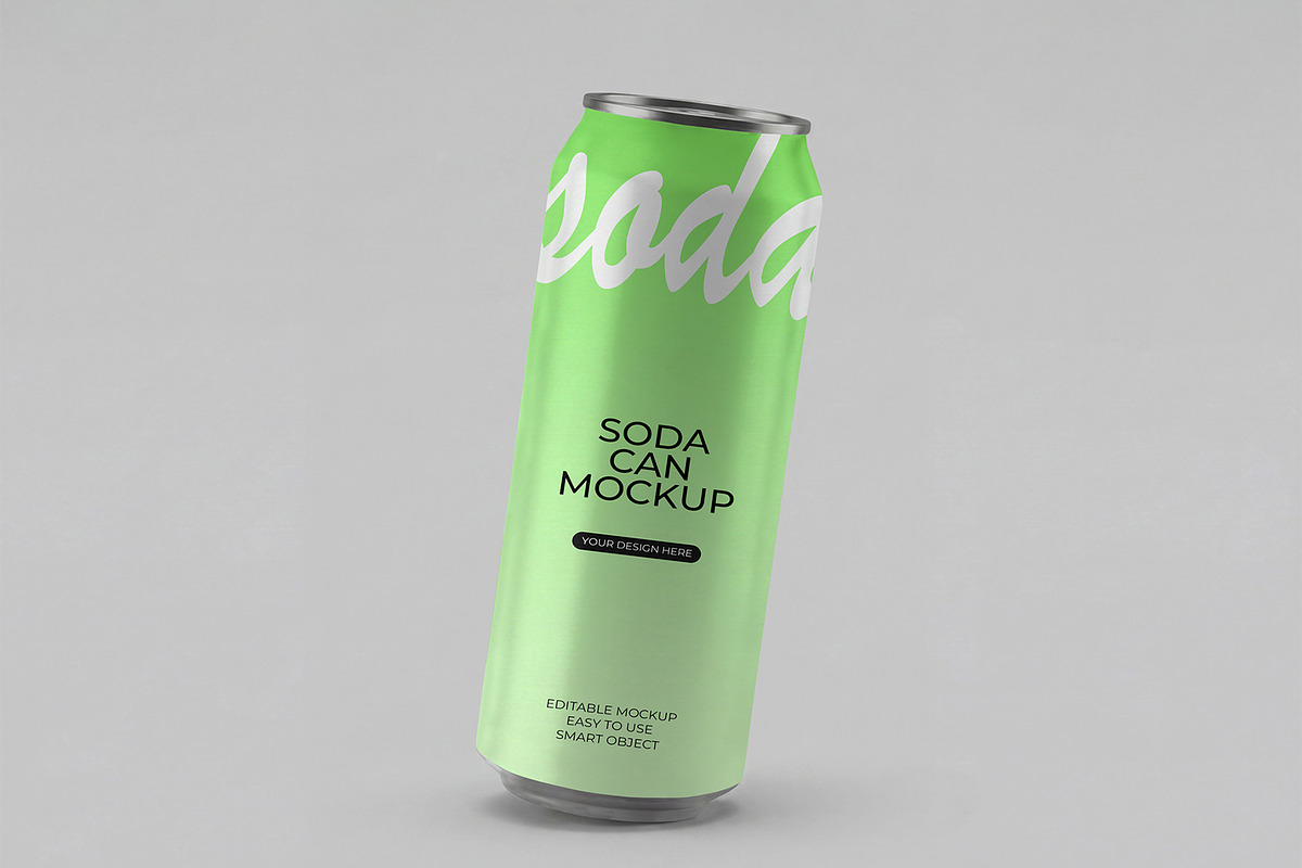 Metal Soda Can Mockup Bundle, a Packaging Mockup by graphypix (Photo 8 of 15)