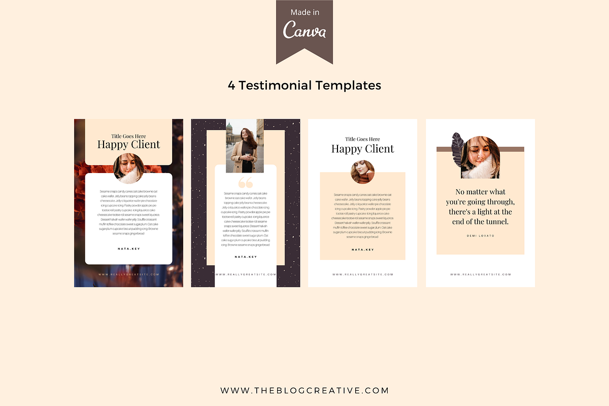 Allure Pinterest Marketing Kit Canva, a Marketing Template by The Blog Creative (Photo 8 of 10)
