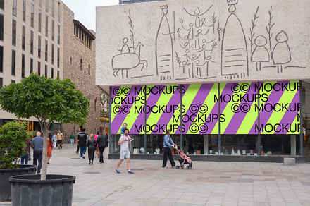 Barcelona Poster Mockup P011