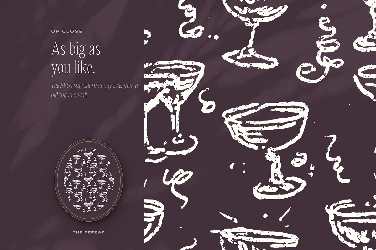 Party & Wedding Seamless Patterns, a Pattern Graphic by The October Creative (Photo 5 of 12)