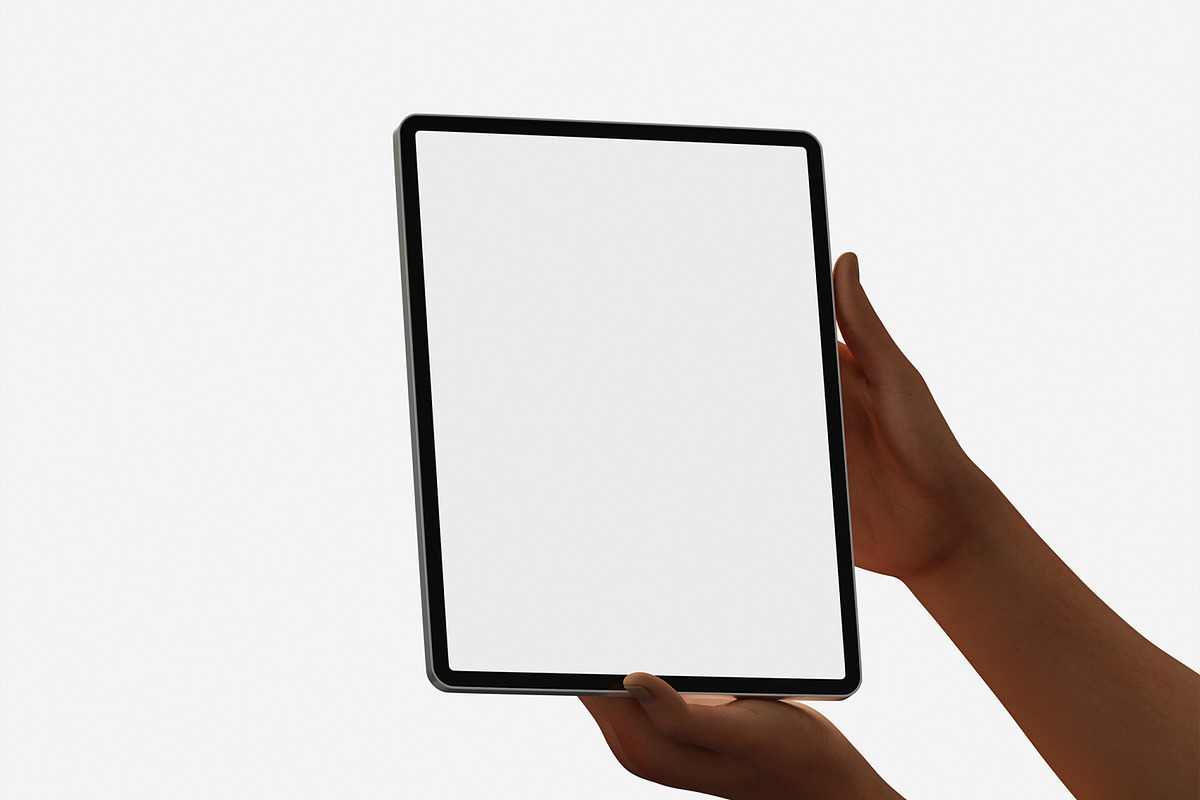 iPad hand holding Mockup, an iPad Mockup by Unerispace (Photo 3 of 5)