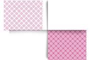 Pink Seamless Plaid Designs, a Pattern Graphic by Earley Bird Design Studio (Thumbnail 3 of 8)