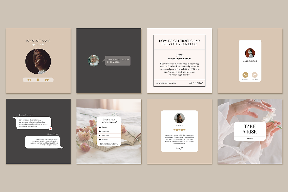 Instagram Engagement Boosters Pack, a Social Media Template by Bonumo (Photo 5 of 11)