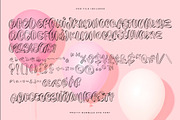 Pretty Bubbles SVG Font, a Handwritten Font by Ivan Rosenberg (Thumbnail 10 of 10)