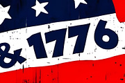 Distressed USA Flag 1776 Celebratio, an Object Illustration by Sharon Schwalbe (Thumbnail 3 of 4)