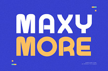 Maxy More Modern Sans Serif Font