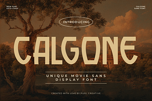 Calgone - Movie Sans Font