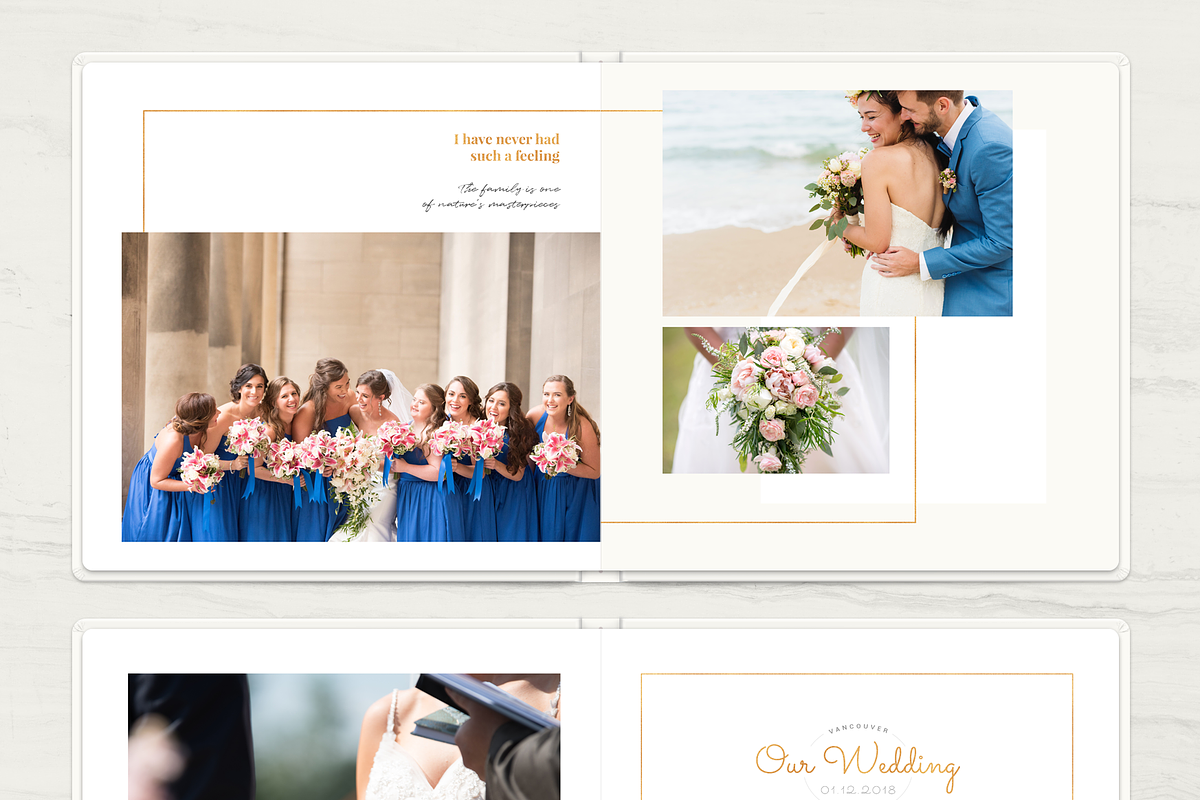 Gold Wedding Album Template, a Brochure Template by ArealPro (Photo 8 of 13)