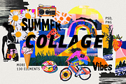 Summer vibes collage, a Graphic by Uniyok (Thumbnail 1 of 13)