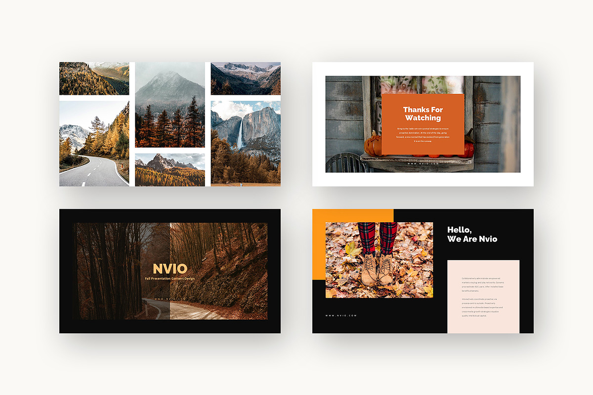 Nvio : Autumn Season Powerpoint, a Presentation Template by Punkl Camp (Photo 9 of 16)