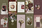 Romantic Florist Instagram Template, a Social Media Template by And Done Studio (Thumbnail 5 of 8)
