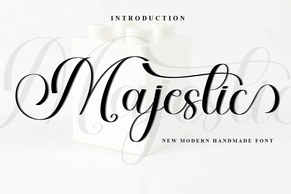 Majestic, a Handwritten Font by FreshTypeINK (Photo 1 of 8)