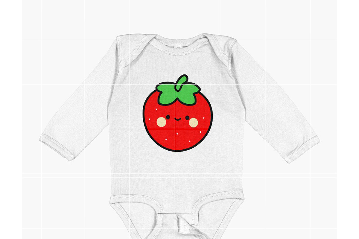 Cute Baby Strawberry SVG Bundle, an Illustration by TheHitShop (Photo 6 of 10)