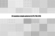 34 simple geometric patterns, a Pattern Graphic by Pollyksena (Thumbnail 2 of 3)
