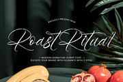 Roast Ritual, a Script Font by operatype.co (Thumbnail 1 of 15)