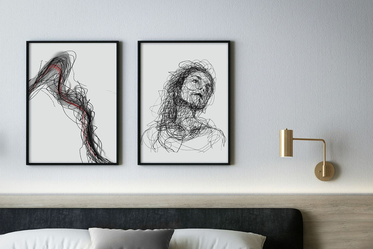 Drawing art: strokes, scribble, line, an Object Graphic by YuHusar (Photo 2 of 16)
