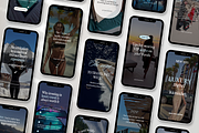 100 Luxury Travel Reels Templates, a Social Media Template by DigiPax (Thumbnail 3 of 10)