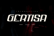 Gertisa Font, a Sans Serif Font by ponuppo (Thumbnail 1 of 3)