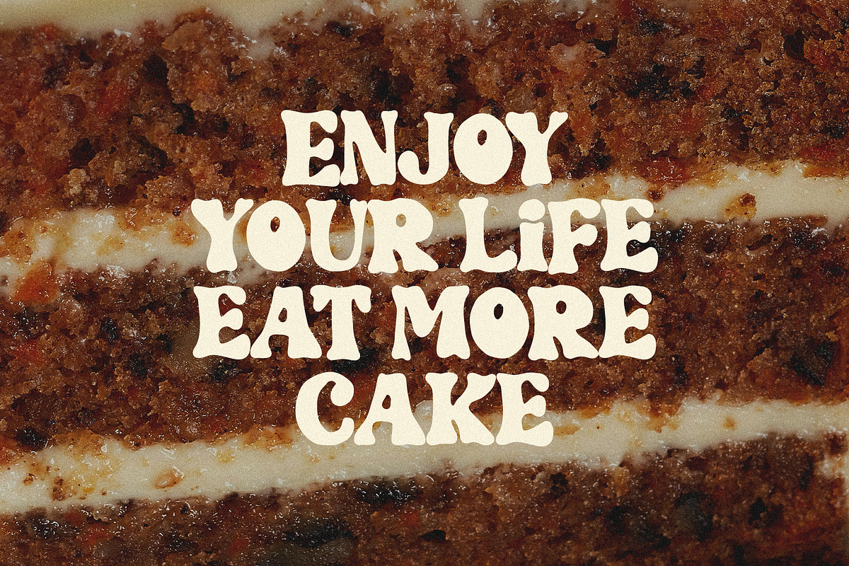 Melt bold retro font, a Sans Serif Font by BilberryCreates (Photo 4 of 14)