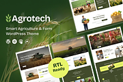 AgroTech Agriculture WordPress Theme, a WordPress Template by ThemesRain (Thumbnail 1 of 3)