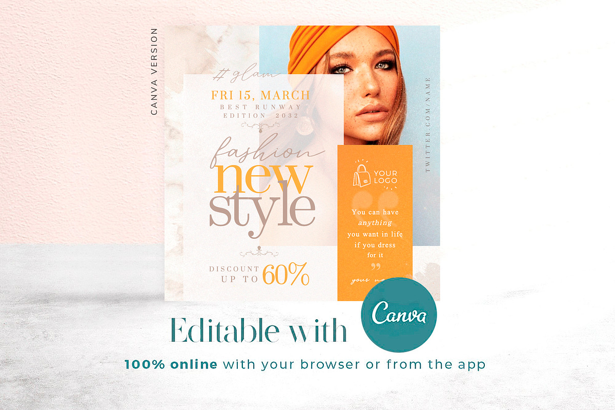 New Style Social Media Pack, a Social Media Template by Touringxx Creative Studio (Photo 8 of 8)