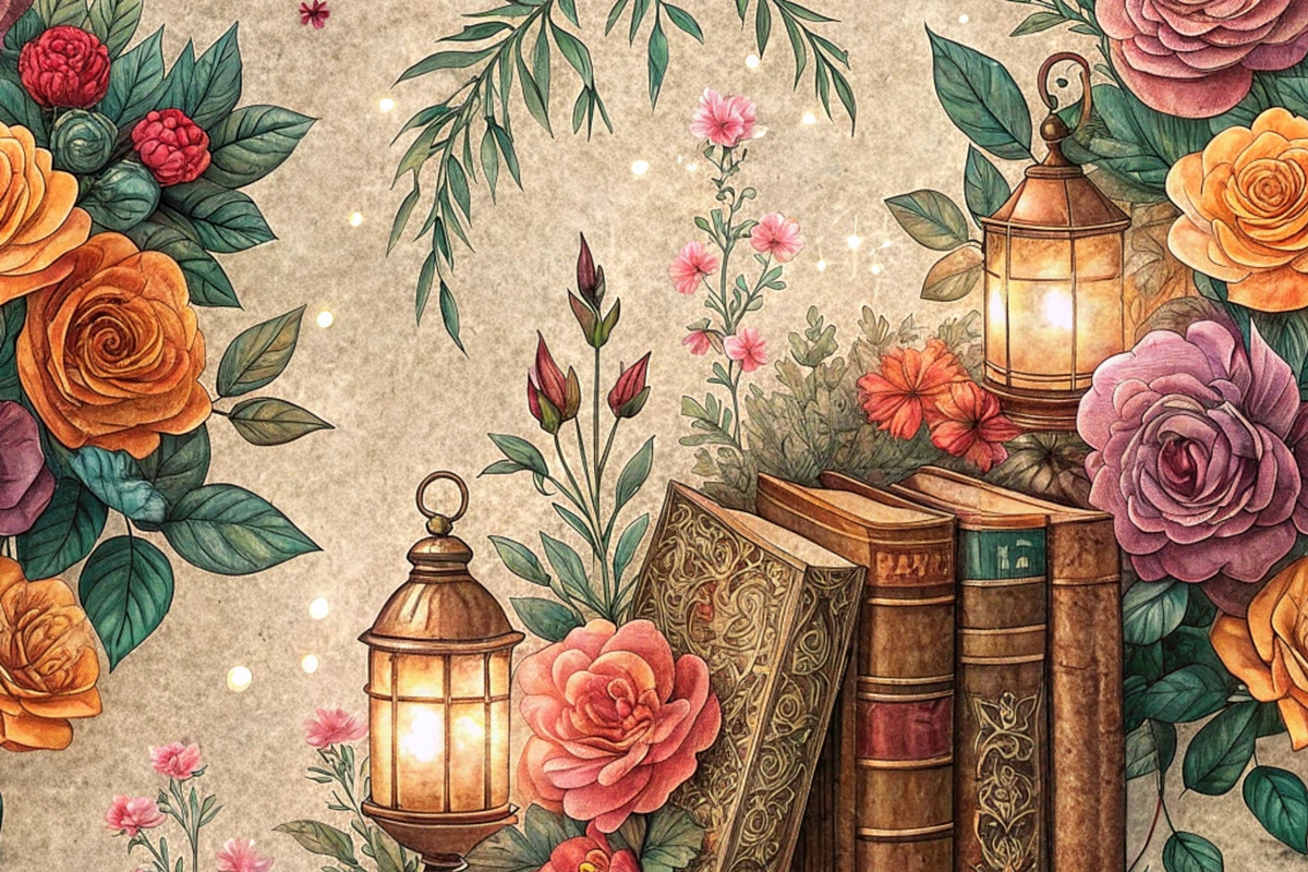 Endless Books Seamless Pattern Art, a Pattern Graphic by Wow Magic