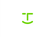 T smile logo template., a Branding & Logo Template by Anton Akhmatov (Thumbnail 1 of 3)