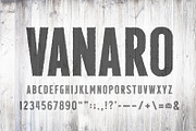 VANARO - Sans Serif Display Font, a Sans Serif Font by SUH-NY (Thumbnail 2 of 5)
