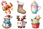 Sweet Christmas Clipart Bundle, an Illustration by Daily.Designs (Thumbnail 2 of 5)